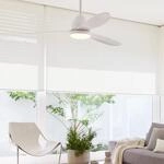 Beacon Deckenventilator mit Licht Whitehaven wei&szlig; leise