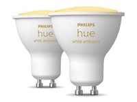 Philips Hue White Ambiance 4,3 W GU10 LED, 2er-Set