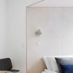 HAY Wandleuchte Noc Wall Button, wei&szlig;, Metall, E14