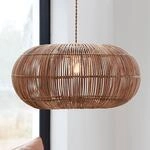 PR Home Zuri H&auml;ngeleuchte aus Rattan, &Oslash; 61 cm