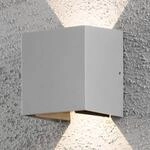 LED-Au&szlig;enwandleuchte Cremona 13 cm grau