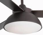 Deckenventilator Rodas mit LED-Leuchte, braun
