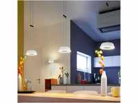 OLIGO Glance LED-Pendellampe dreiflammig weiß matt