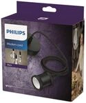 Philips H&auml;ngeleuchte Vintage, E27-Fassung schwarz