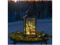 Konstsmide Christmas LED-Dekolaterne Weihnachtsmann schwarz IP44 32cm