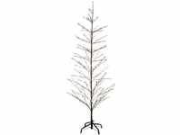 LED-Baum Isaac Höhe 210cm braun, weiß verschneit