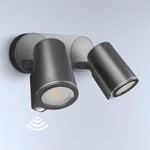 STEINEL Sensor-Au&szlig;enstrahler One S, 2-flg. anthrazit, IP44