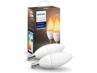 Philips Hue Kerzenlampe White Ambiance 2x E14 5,2W weiß