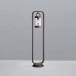 Wegeleuchte SAMBESI, rostfarben, H&ouml;he 100 cm, Metall, IP44