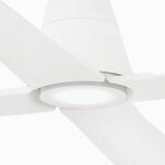 Deckenventilator Typhoon M LED-Leuchte IP44 wei&szlig;