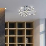 LED-Deckenleuchte Francis, aluminium geb&uuml;rstet
