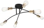 Deckenlampe Sarini aus Metall, sechsflammig