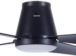 Beacon LED-Deckenventilator Aria CTC, schwarz, 122 cm, leise