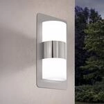 Au&szlig;enwandlampe Cistierna aus Edelstahl