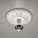 Deckenlampe Lilly, Gips, Stuckoptik &Oslash; 30 cm