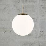 H&auml;ngeleuchte Grant in Messing mit Glaskugel &Oslash; 35cm