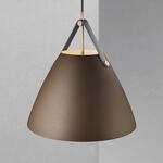 H&auml;ngeleuchte Strap mit Metallschirm beige, 36 cm