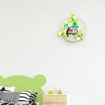 Deckenleuchte Eule f&uuml;rs Kinderzimmer, gr&uuml;n-gelb