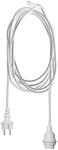 E27-Fassung mit Kabel Ute, 2,5 m, wei&szlig;