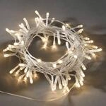 Lange LED-Lichterkette m. Lichtsensor IP44 au&szlig;en