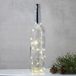 Lichterkette f&uuml;r Flaschen Dew Drops 75cm, silber