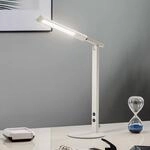 LED-Schreibtischleuchte Ideal mit Dimmer, wei&szlig;