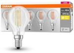 OSRAM LED-Lampe E14 P40 4W Filament 827 470lm 5er