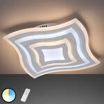 LED-Deckenleuchte Gorden mit Fernbedienung, Rahmen