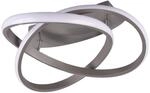 LED-Deckenlampe Course, nickel matt, 3.000 K, &Oslash; 45 cm