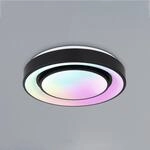 LED-Deckenleuchte Sully RGBW Fernbedienung schwarz
