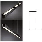 Paulmann URail Lento LED-Pendellampe, schwarz matt