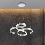 LED-Pendelleuchte Francis, aluminium geb&uuml;rstet