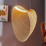 Luceplan Illan LED-Holzh&auml;ngelampe dimmbar &Oslash; 60 cm