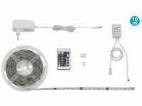 Briloner LED-Strip 2024-300 RGB innen 10 m Fernbedienung weiß