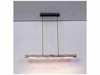 LED-Hängelampe Felicitas aus Holz, Länge 100 cm