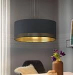H&auml;ngeleuchte Esteperra, schwarz/gold, &Oslash; 53 cm