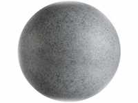 Deko-Light Außen-Kugelleuchte mit Erdspieß, granit, Ø 25cm