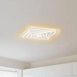 LED-Deckenleuchte HERO, wei&szlig;, 50 x 50 cm, Metall, CCT, RGB