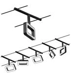 Paulmann Frame LED-Seilsystem 5fl. schwarz matt