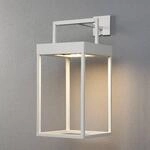 LED-Solarlaterne Portofino, Wand / Tisch, wei&szlig;