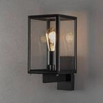 Au&szlig;enwandleuchte Carpi, schwarz, Breite 16,5 cm