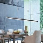 LED-H&auml;ngelampe Vitan, sandschwarz, L&auml;nge 115 cm, 2-flg., CCT