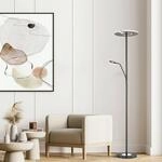 LED-Stehleuchte Dent, schwarz, 180 cm, CCT, 2-flammig
