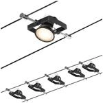 Paulmann Wire Mac II Seilsystem, 5-fl. 5 m schwarz