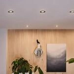 Paulmann LED-Spot Nova Plus Coin 3er rund schwarz 2700K IP65