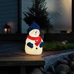 LED-Dekofigur Schneemann, warmwei&szlig;, IP44