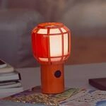 MARSET Chispa LED-Akku-Terrassenlampe IP44 orange