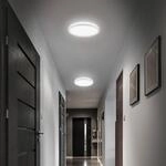 LED-Bad-Deckenleuchte Slim Drip, wei&szlig;, &Oslash; 29 cm, IP44
