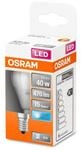 OSRAM LED-Tropfenlampe E14 4,9W 840 Star, matt