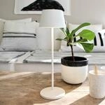 LOOM DESIGN LED-Akku-Terrassenleuchte Modi, wei&szlig; 36 cm CCT